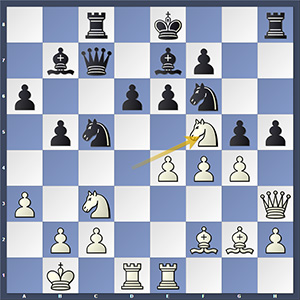 Round 7, Nakamura-Vachier-Lagrave, after 18.Nf5!