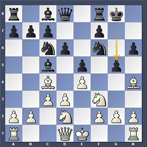 Carlsen vs Karjakin, after 8...g5.