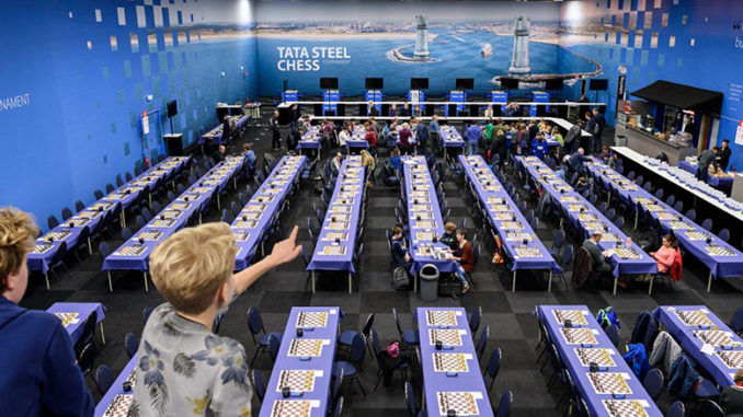 tatasteelchess2018 The 80th edition of the Tata Steel Chess Tournament will be held 12-28 January 2018 in Wijk aan Zee, the Netherlands. | photo © www.tatasteelchess.com